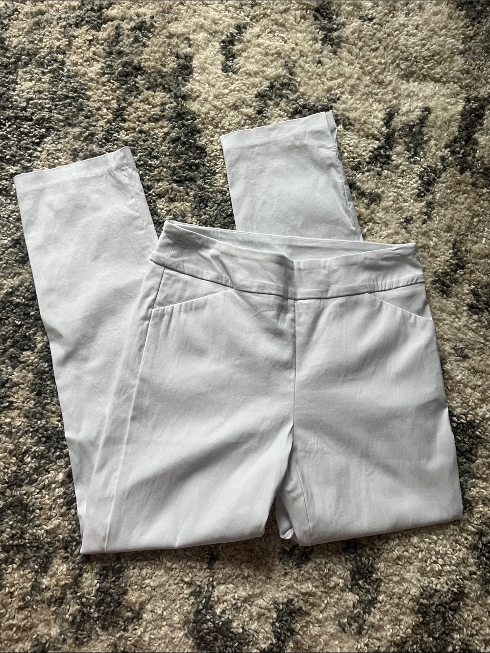 Tribal White Skinny Ponte Pull-On Pants